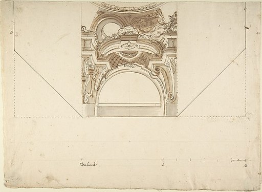 Two alternate projects for a Cornice