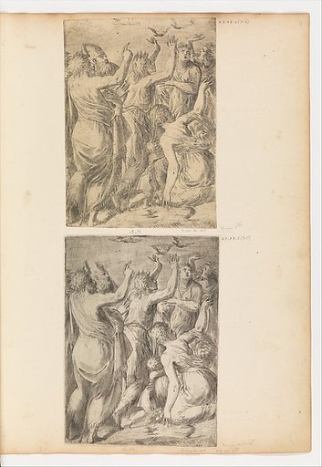 Moses Showing the Quails to the Israelites
