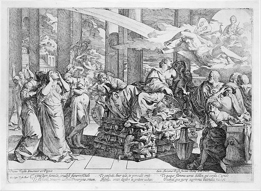 Scrapbook containing Italian etchings of the XVIth and XVIIth centuries