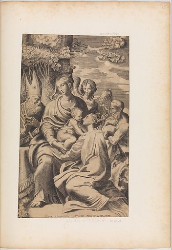 The Madonna and Child Attended by Saints