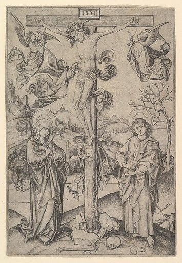 The Crucifixion with Four Angels