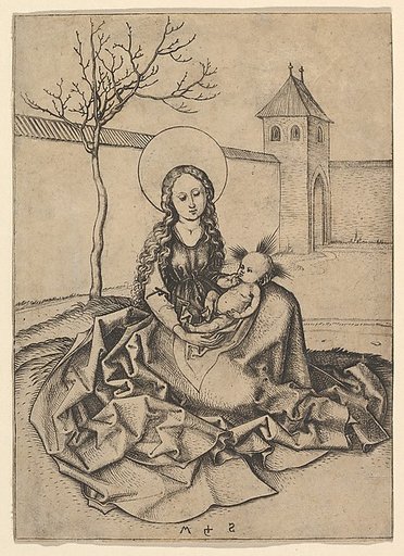 The Madonna and Child in the Courtyard