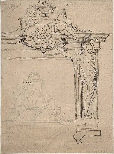 Framing Element with Figures (?)