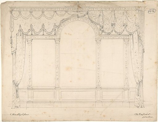 Design for a Wall with Three Windows