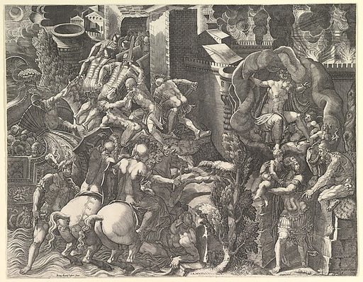 The Fall of Troy and the Escape of Aeneas