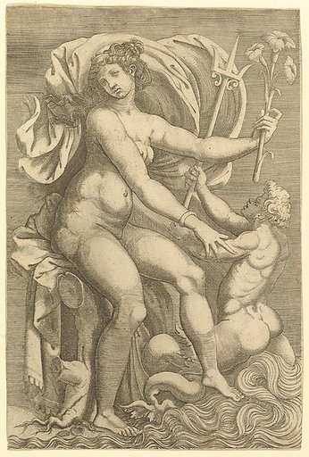 Thetis Seated with a Triton