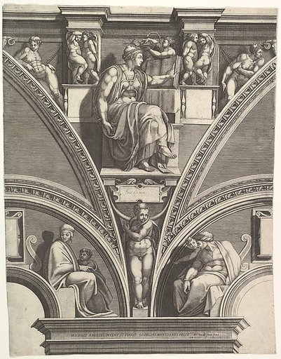 The Eritrean Sibyl; from the series of Prophets and Sibyls in the Sistine Chapel