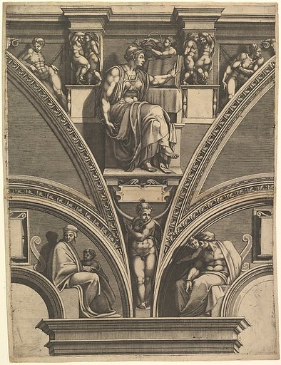 The Eritrean Sibyl; from "Prophets and Sibyls in the Sistine Chapel"