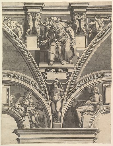 The Prophet Ezekiel, from "Prophets and Sibyls in the Sistine Chapel"