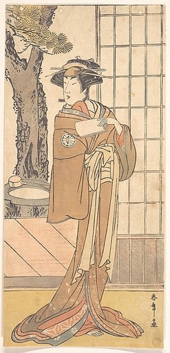 The Actor Segawa Kikunojo Third as an Oiran