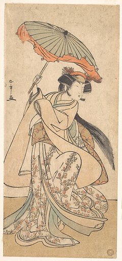 The Third Segawa Kikunojo as a Woman Dancing in a Shosa Act