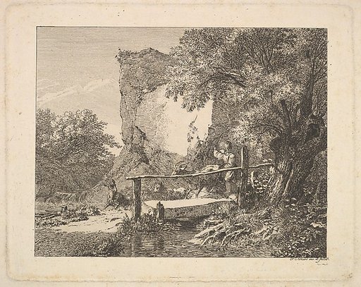 A Boy with Three Goats