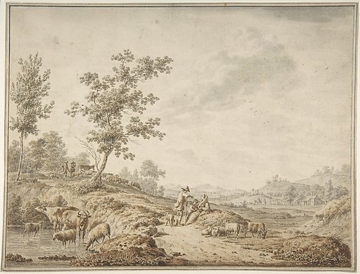 Landscape with Herdsmen and Their Cattle