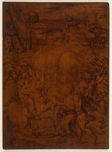 Battle Scene with the Emblems of the Farnese Family
