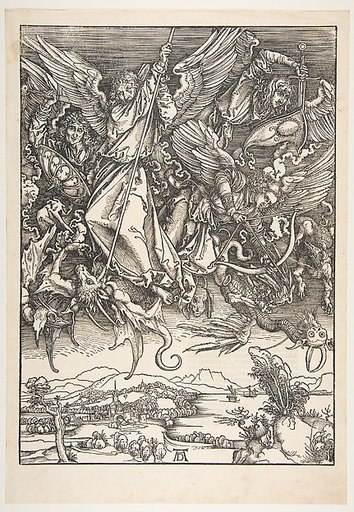 Saint Michael Fighting the Dragon, from "The Apocalypse"