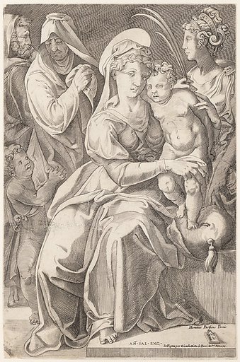 The Holy Family with St. Anne and St. Catherine