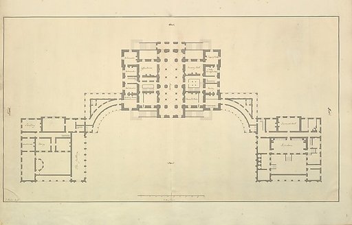 Houghton Hall, Norfolk, Ground Floor (Basement) Plan