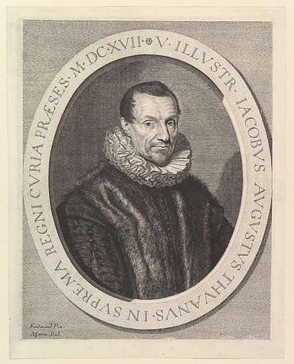 Jacques-Auguste de Thou, premier president au Parlement