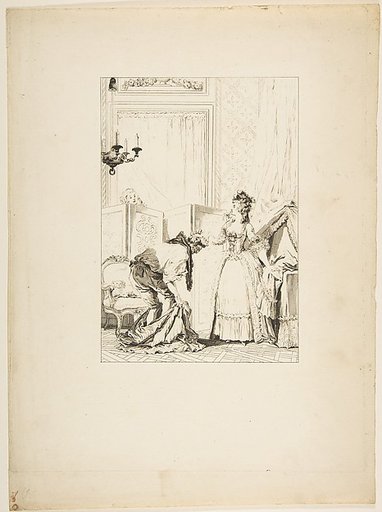 Le Cocu battu et content, from "Contes et nouvelles en vers par Jean de La Fontaine.  A Paris, de l'imprimerie de  P. Didot, l'an III de la République, 1795"
