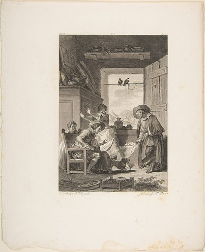 Belphegor, from "Contes et nouvelles en vers par Jean de La Fontaine. A Paris, de l'imprimerie de P. Didot, l'an III de la République, 1795"