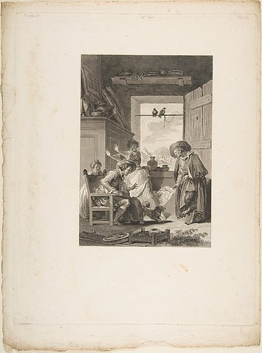 Belphegor, from "Contes et nouvelles en vers par Jean de La Fontaine.  A Paris, de l'imprimerie de  P. Didot, l'an III de la République, 1795"