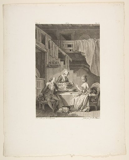 Le Faucon, from "Contes et nouvelles en vers par Jean de La Fontaine. A Paris, de l'imprimerie de P. Didot, l'an III de la République, 1795"