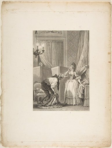 Le Cocu battu et content, from "Contes et nouvelles en vers par Jean de La Fontaine.  A Paris, de l'imprimerie de  P. Didot, l'an III de la République, 1795"