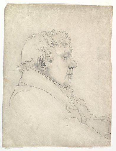 Portrait of a man in profile