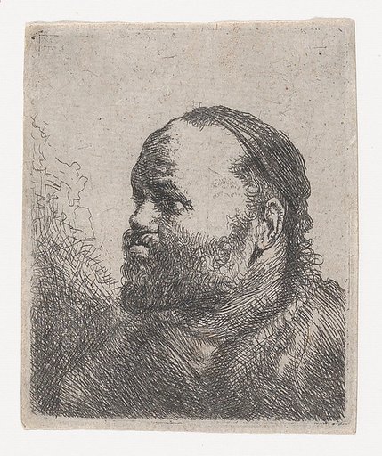 Bust of Man With Thick Lips
