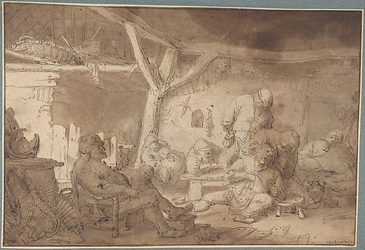 Interior with Peasants