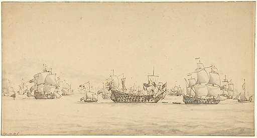 Warships at Sea