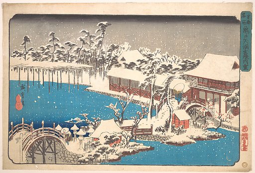 Kameido Tenmangu Keidai no Yuki