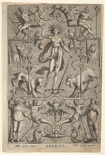 Allegory of America, from "The Four Continents"