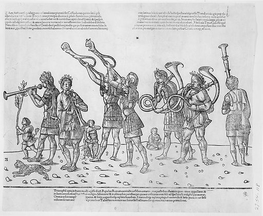 Trumpeters, from "The Triumph of Caesar"