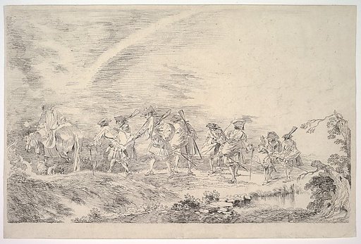 Recruits Going to Join the Regiment