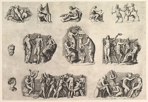 Subjects after Antique Cameos and Gems, from "Speculum Romanae Magnificentiae"