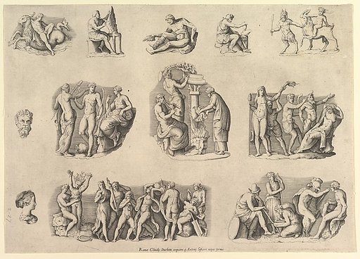 Subjects after Antique Cameos and Gems, from "Speculum Romanae Magnificentiae"