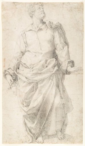 Study for the Figure of Saint Peter