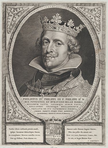 Portrait of Philip IV, King of Spain, from 'Counts and Countesses of Holland, Zeeland, and West-Frisia'
