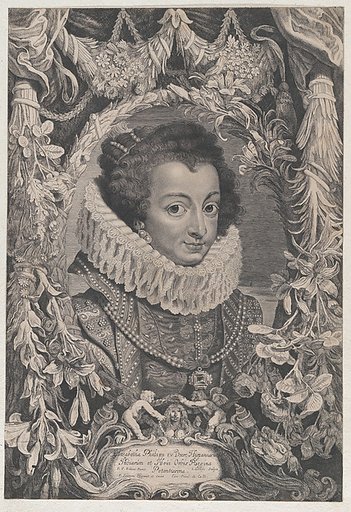 Portrait of Elisabeth of Bourbon, Queen of Spain