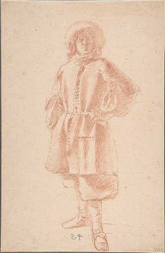 Study of a Standing Youth