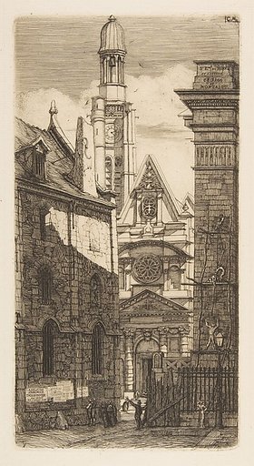 The Church of St. Etienne-du-Mont, Paris