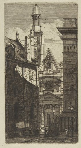The Church of St. Etienne-du-Mont, Paris