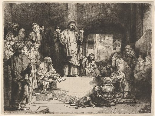 Christ Preaching, called La Petite Tombe