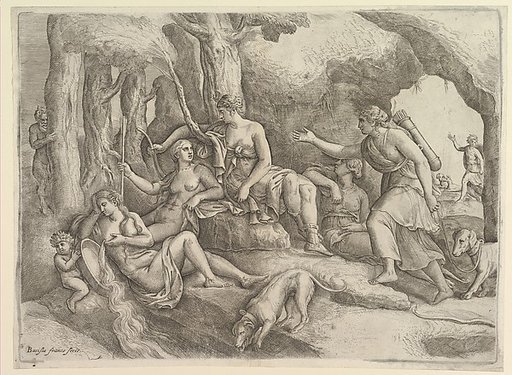 Diana resting with her nymphs