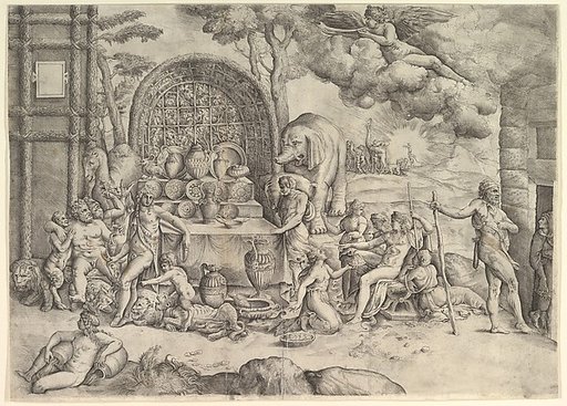 The Wedding of Cupid and Psyche (right panel)