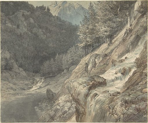 Mountainous Landscape with a River