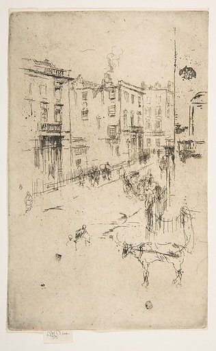 Alderney Street, from "Gazette des Beaux-Arts," 1881