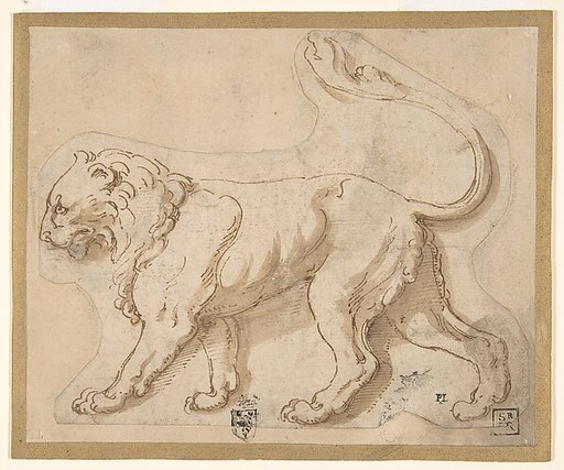 A Lion in Profile Facing to the Left ("Leo")