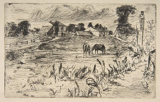 Landscape with the Horse (Landscape with Horses)